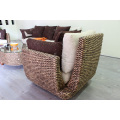 Уникальный забавный DesignsAntique природных водяной гиацинт диван Комплект для гостиной, плетеная мебель